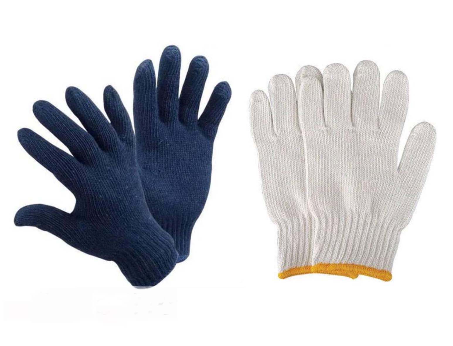01 COTTON KNITTED GLOVES